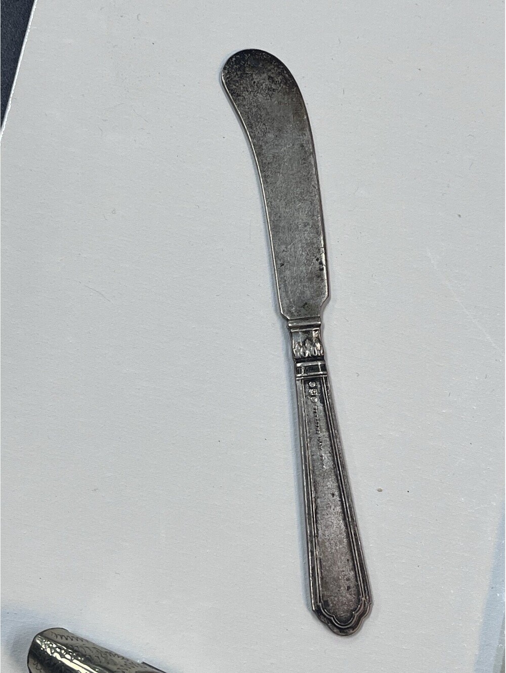 International Sterling Milady Butter Spreader Pat 1926 Sterling Silver 5.5”